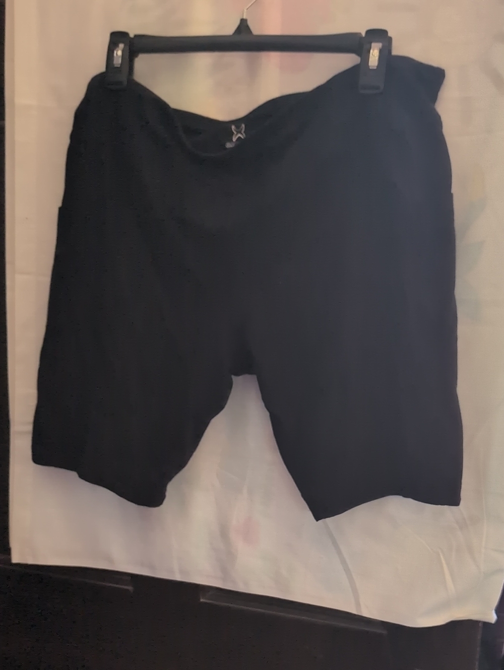 Game Time Black Bike Shorts for Women